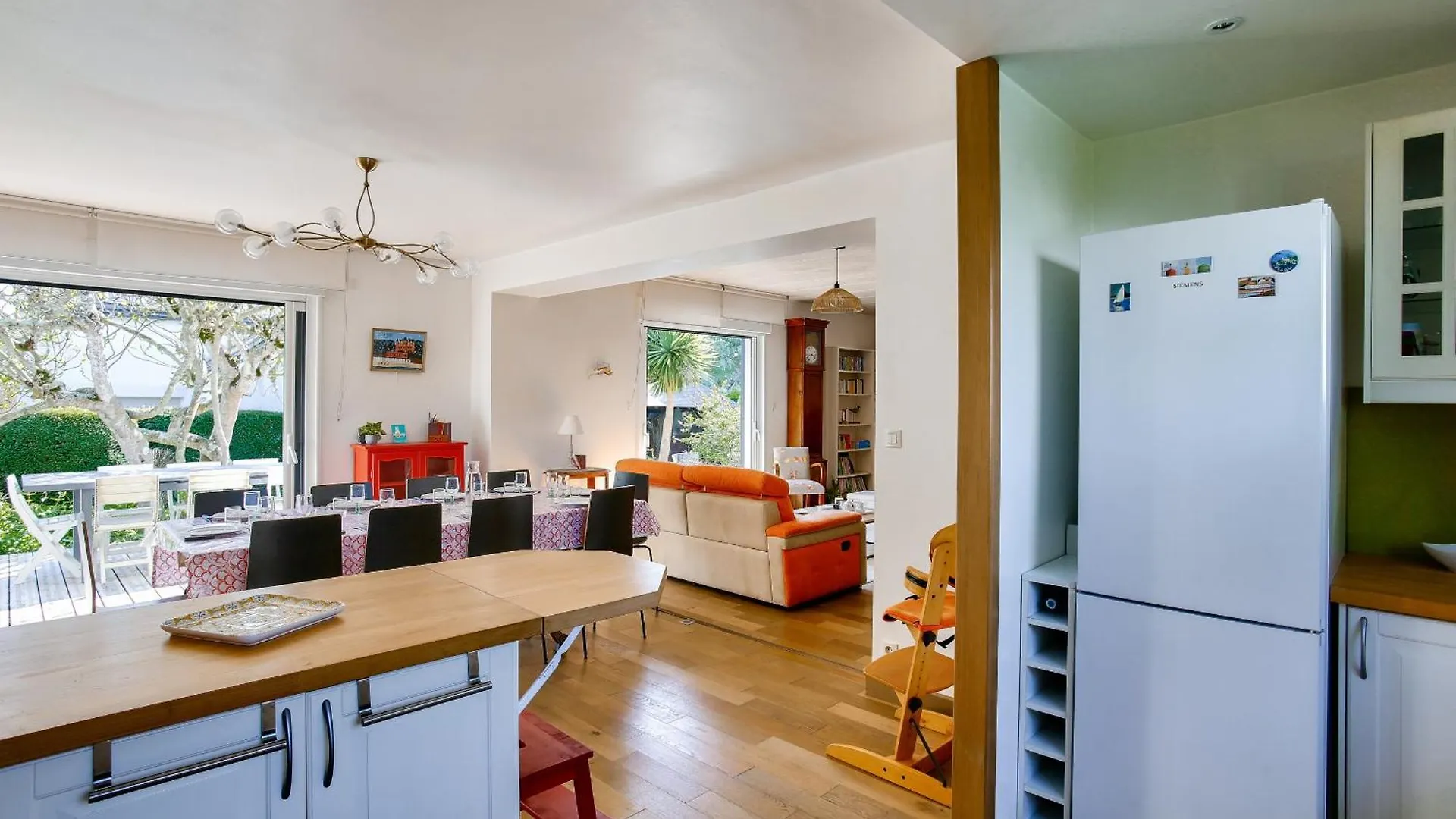 度假居 600M De La Plage, Jardin, Maison Pour 10 圣布里亚克滨海 法国