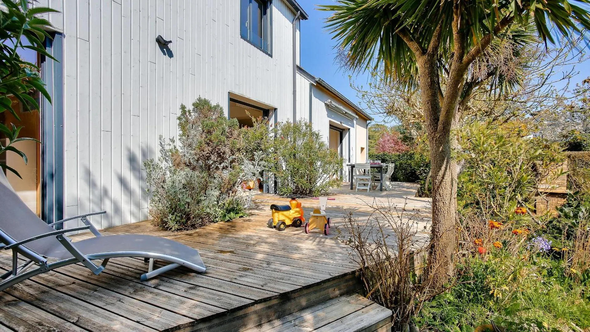 600M De La Plage, Jardin, Maison Pour 10 圣布里亚克滨海 法国